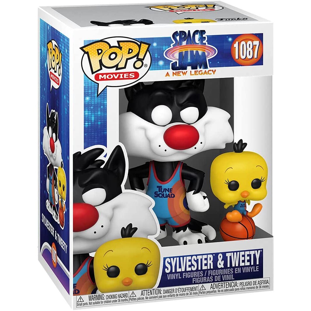 Figurina - Space Jam - Sylvester and Tweety, Multicolor, 9.5 cm