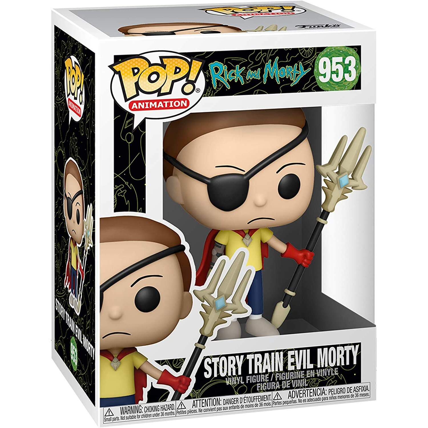 Figurina - Rick and Morty - Story Train Evil Morty, Multicolor, 9.5 cm