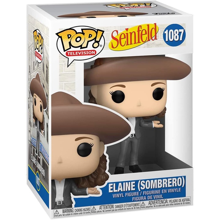 Figura - Seinfeld - Elaine - Kalap, Tenger, 9,5 cm