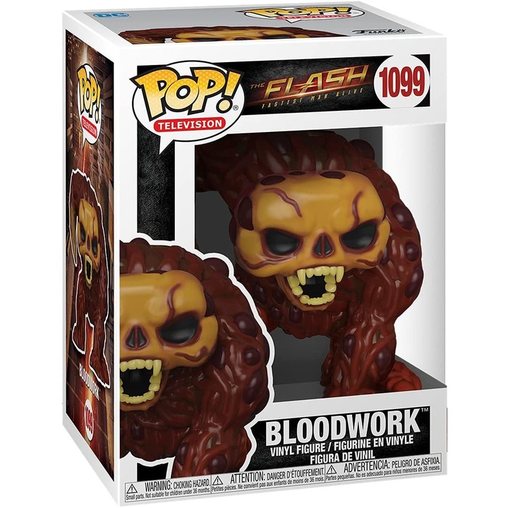 Figurina - The Flash - Bloodwork, Rosu, 9.5 cm