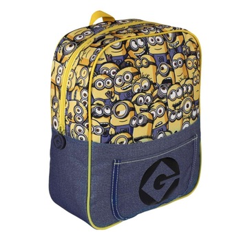 Ghiozdan gradinita Minions Jeans Ghiozdan gradinita Minions Jeans