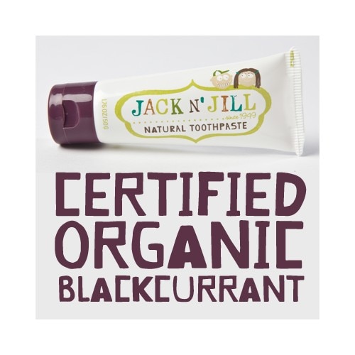 Pasta de dinti copii naturala aroma coacaze negre Jack N' Jill eMAG.ro