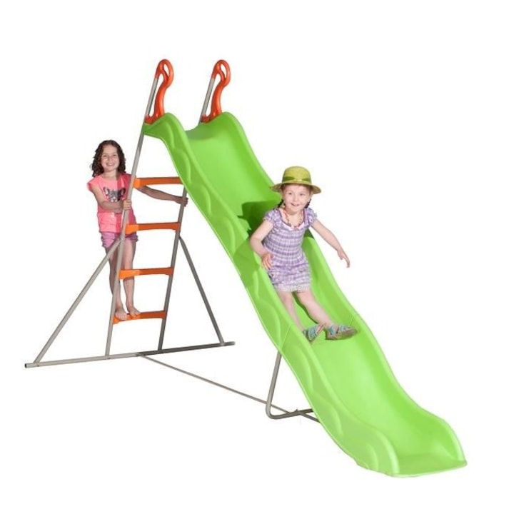 Tobogan cu scara XXL 300 cm ,Trufi M, vernil