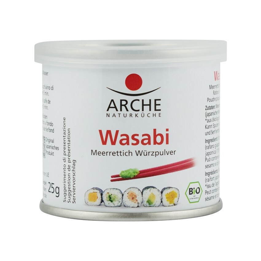 Wasabi Bio, pulbere din radacina de hrean 25G