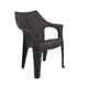 Teraszos vagy kerti asztalkészlet 6 db IdealStore rattan székkel, prémium minőség, 140 x szélesség 80 x magas 75 cm, rattan mintás szék, víz-, nap-, fagy-, nedvességálló, többszörös használatra