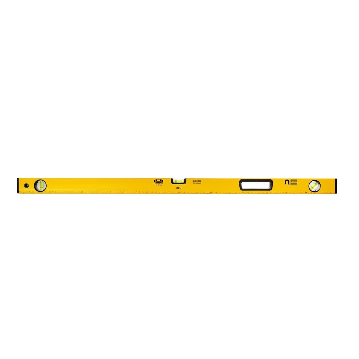 Cumpana de nivel 1000mm Deli Tools EDL291000, Galben