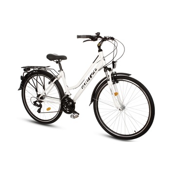 Bicicleta Trekking Dama Goetze Gemini, Shimano, Cu suspensie, Alb 17 inch - 150-167 cm inaltime Bicicleta Trekking Dama Goetze Gemini, Shimano, Cu suspensie, Alb 17 inch - 150-167 cm inaltime