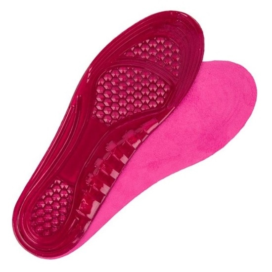 Set 2 branturi pentru pantofi din gel, celule din gel, rosu