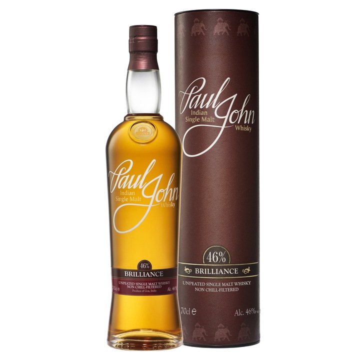 Уиски Paul John Brilliance 700мл , Alcohol 46%