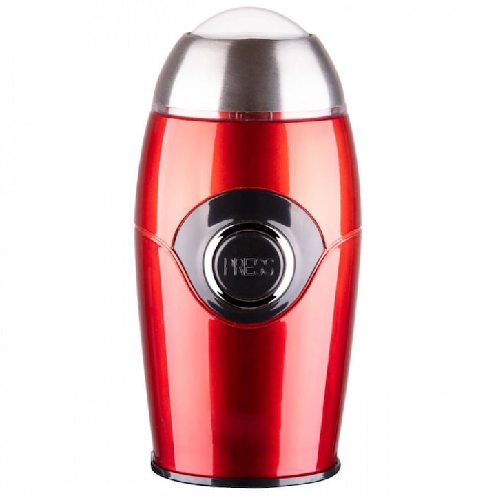 Кафемелачка Voltz V51172BR, 200W, 50 гр, Червен/Черен