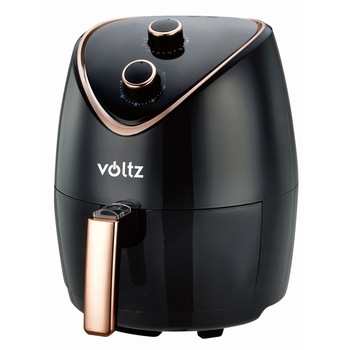 Friteuza Air Fryer Voltz V51980I, 1600W, 4.5 l, 80-200 C, Timer, Negru/aur roz Friteuza Air Fryer Voltz V51980I, 1600W, 4.5 l, 80-200 C, Timer, Negru/aur roz