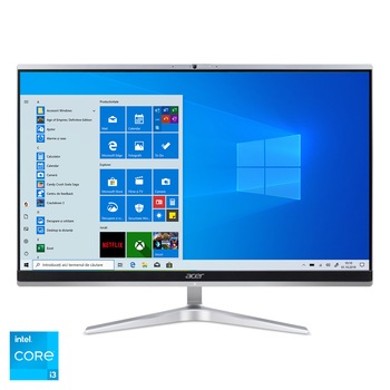 Sistem All-in-One Acer Aspire C24-1650 cu procesor Intel® Core™ i3-1115G4 pana la 4.10 GHz, Tiger Lake, 23.8 Sistem All-in-One Acer Aspire C24-1650 cu procesor Intel® Core™ i3-1115G4 pana la 4.10 GHz, Tiger Lake, 23.8