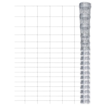 Gard de gradina din otel galvanizat vidaXL, Otel, 50 x 1.25 m, Argintiu Gard de gradina din otel galvanizat vidaXL, Otel, 50 x 1.25 m, Argintiu