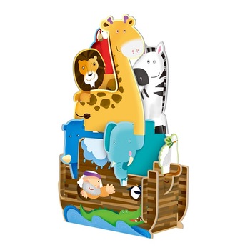 Puzzle 3D, Arca lui Noe, Flippy, 24 bucati Puzzle 3D, Arca lui Noe, Flippy, 24 bucati
