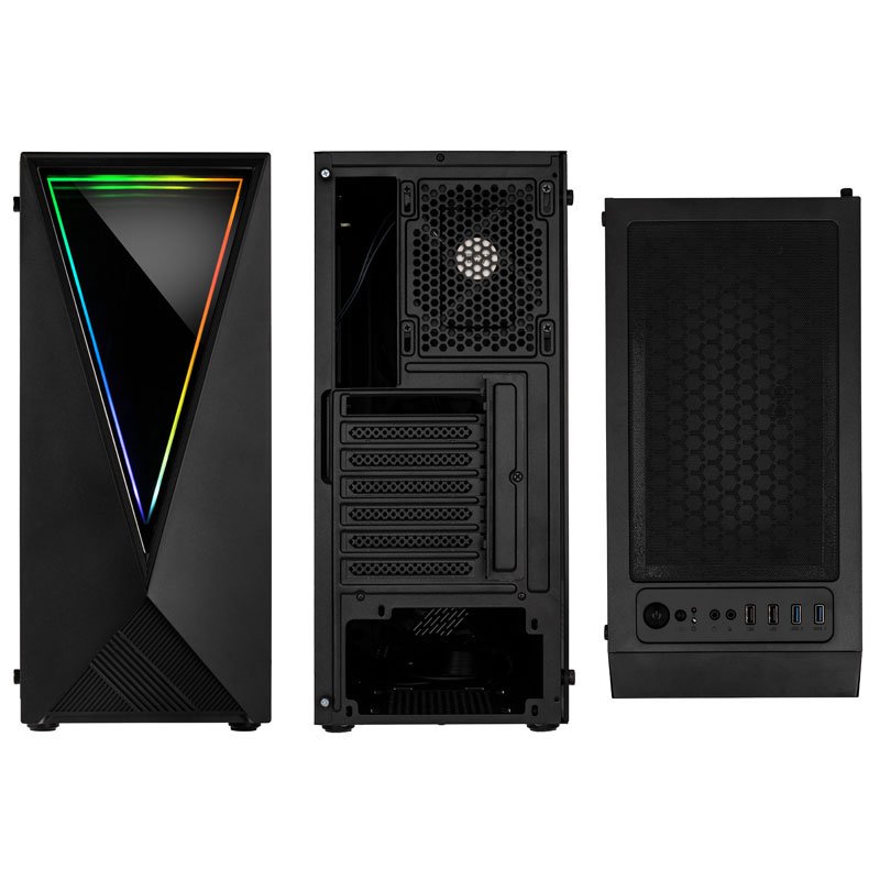Sistem Desktop PC Gaming, AMD Ryzen 5 2600x, 16GB RAM, SSD 512GB