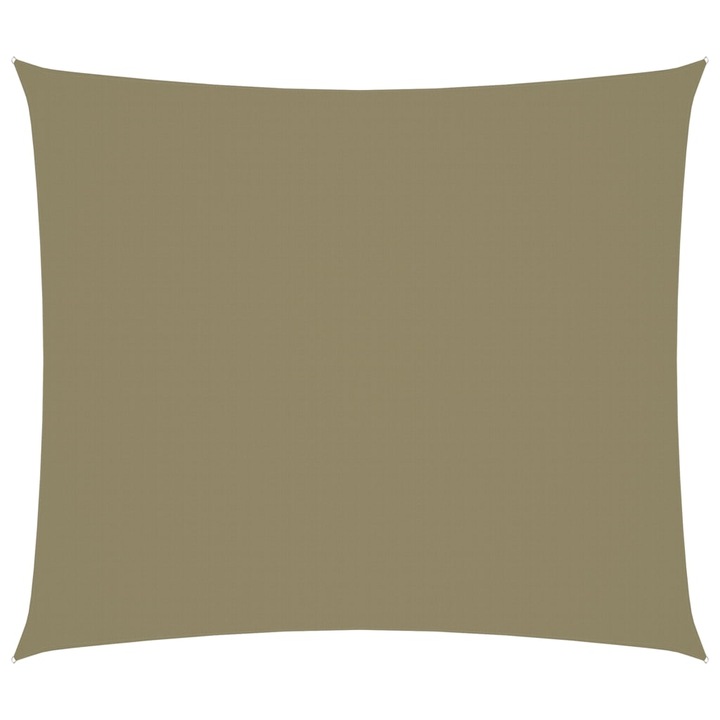 vidaXL bézs téglalap alakú oxford-szövet napvitorla 2,5 x 3 m, 1.35 kg