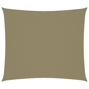 Panza parasolar dreptunghiular, vidaXL, Tesatura oxford, 2 x 2,5 m, 90% protectie UV, 160 g/m², Bej Panza parasolar dreptunghiular, vidaXL, Tesatura oxford, 2 x 2,5 m, 90% protectie UV, 160 g/m², Bej