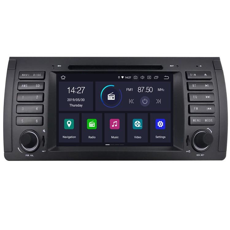Navigatie dedicata BMW E39 si E53 Edotec, cu Android, GPS, Bluetooth, Radio, Internet, procesor Octa Core si ecran tactil