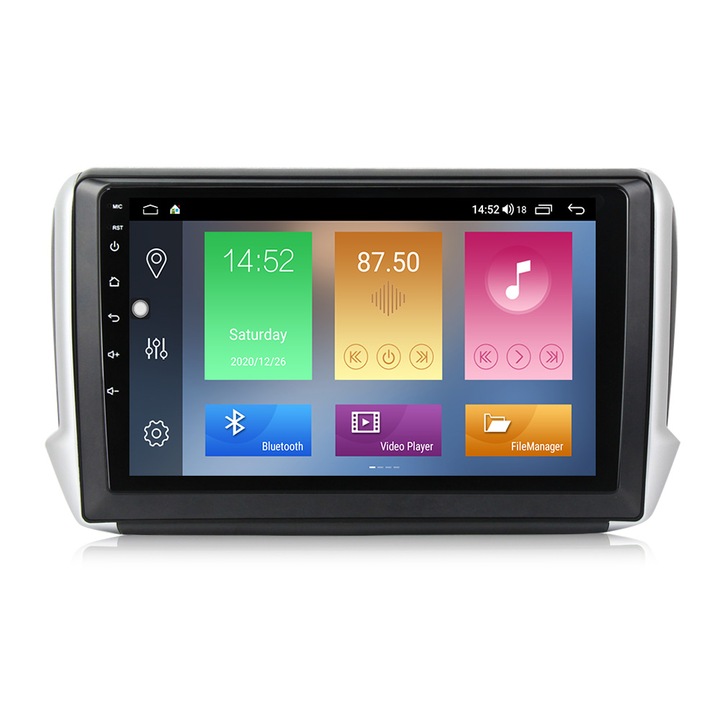 Navigatie Peugeot 2008, NAVI-IT, 10.1 Inch, 1GB RAM 16GB ROM, Android 9.1, WiFi, Bluetooth, Magazin Play, Camera Marsarier