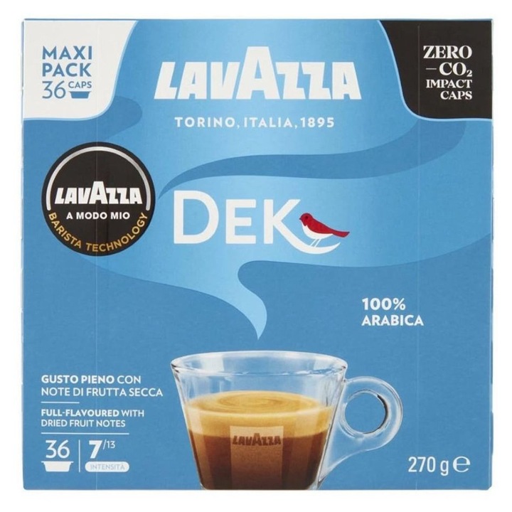 36 Capsule Lavazza A Modo Mio Dek (Decofeinizata)