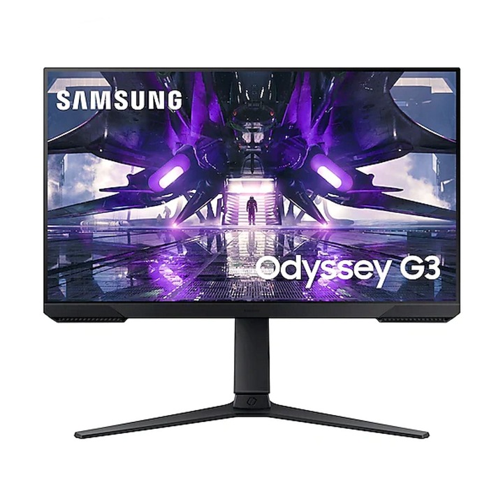 Samsung Odyssey S24AG300 Gaming Monitor, 24", Full HD, 1 ms, 144Hz, Freesync Premium, ergonóm kialakítás, HDMI, Fekete