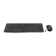 Logitech MK295 Silent Vezeték nélküli billentyűzet + egér, Magyar kiosztás, Fekete