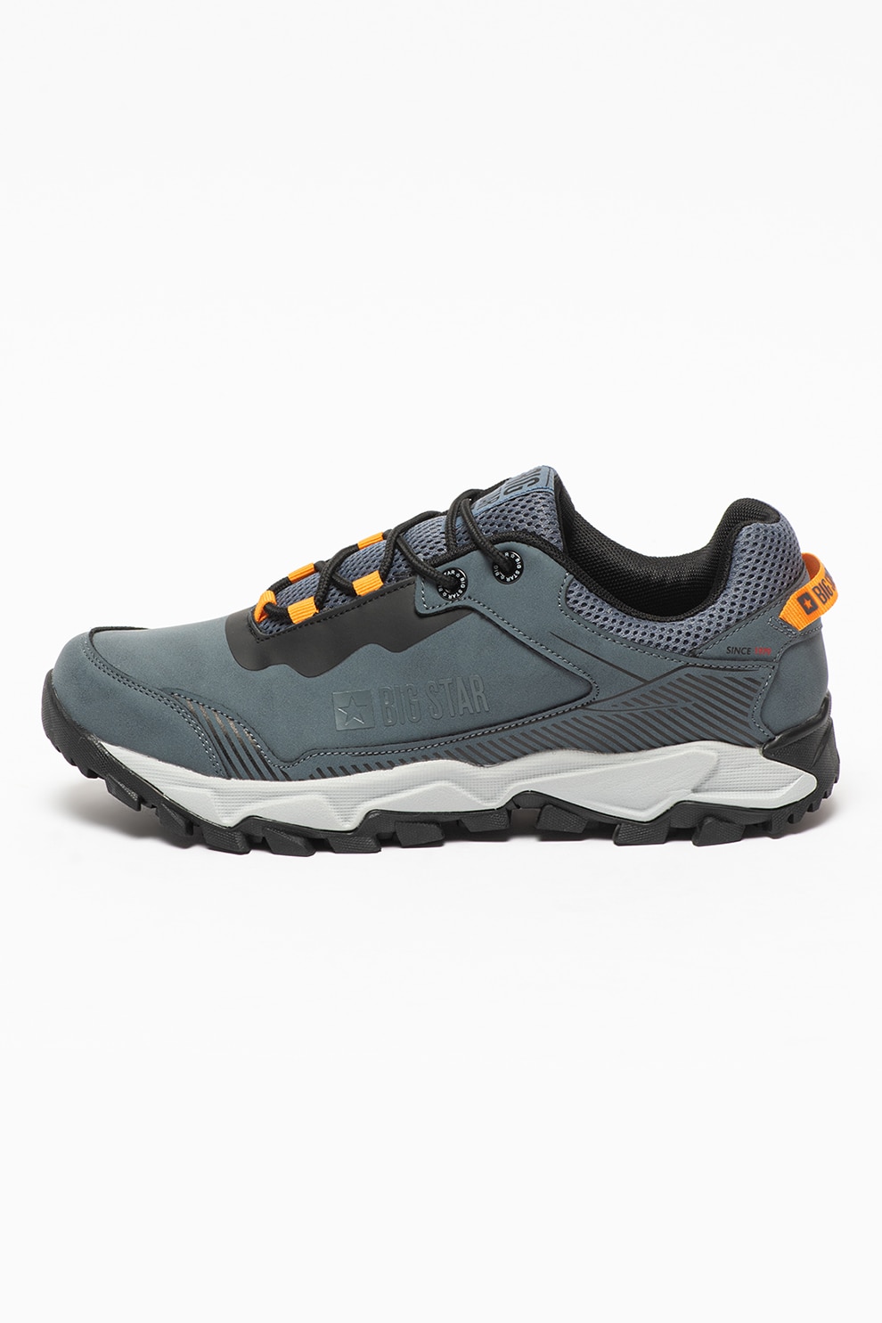 Big Star, Pantofi sport de piele ecologica, Bleumarin