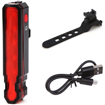 Lumina LED stop pentru bicicleta Dynamic WH2042, culoare rosu, baterie 350 mAh, incarcare USB Lumina LED stop pentru bicicleta Dynamic WH2042, culoare rosu, baterie 350 mAh, incarcare USB