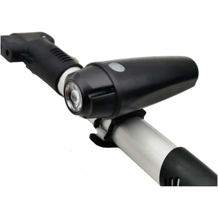 LED фар за велосипеди Dynamic WH2022, Черен, Батерия 3.7V 1200 mAh Li презареждаща