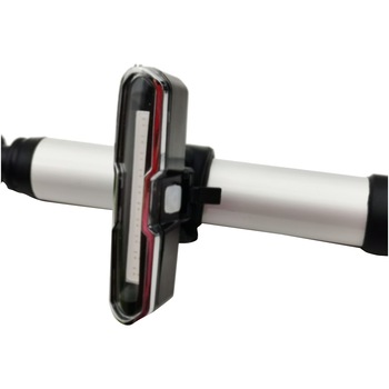 Lumina LED stop pentru bicicleta Dynamic WH2024, culoare negru, baterie 3.7V 400 mAh, reincarcabila, lumina bicolora rosu-albastru Lumina LED stop pentru bicicleta Dynamic WH2024, culoare negru, baterie 3.7V 400 mAh, reincarcabila, lumina bicolora rosu-albastru