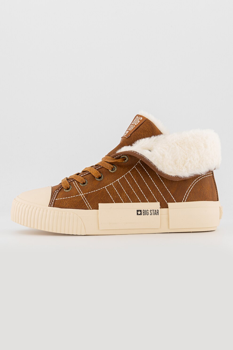 Big Star, Tenisi mid-high, Maro coniac/alb optic