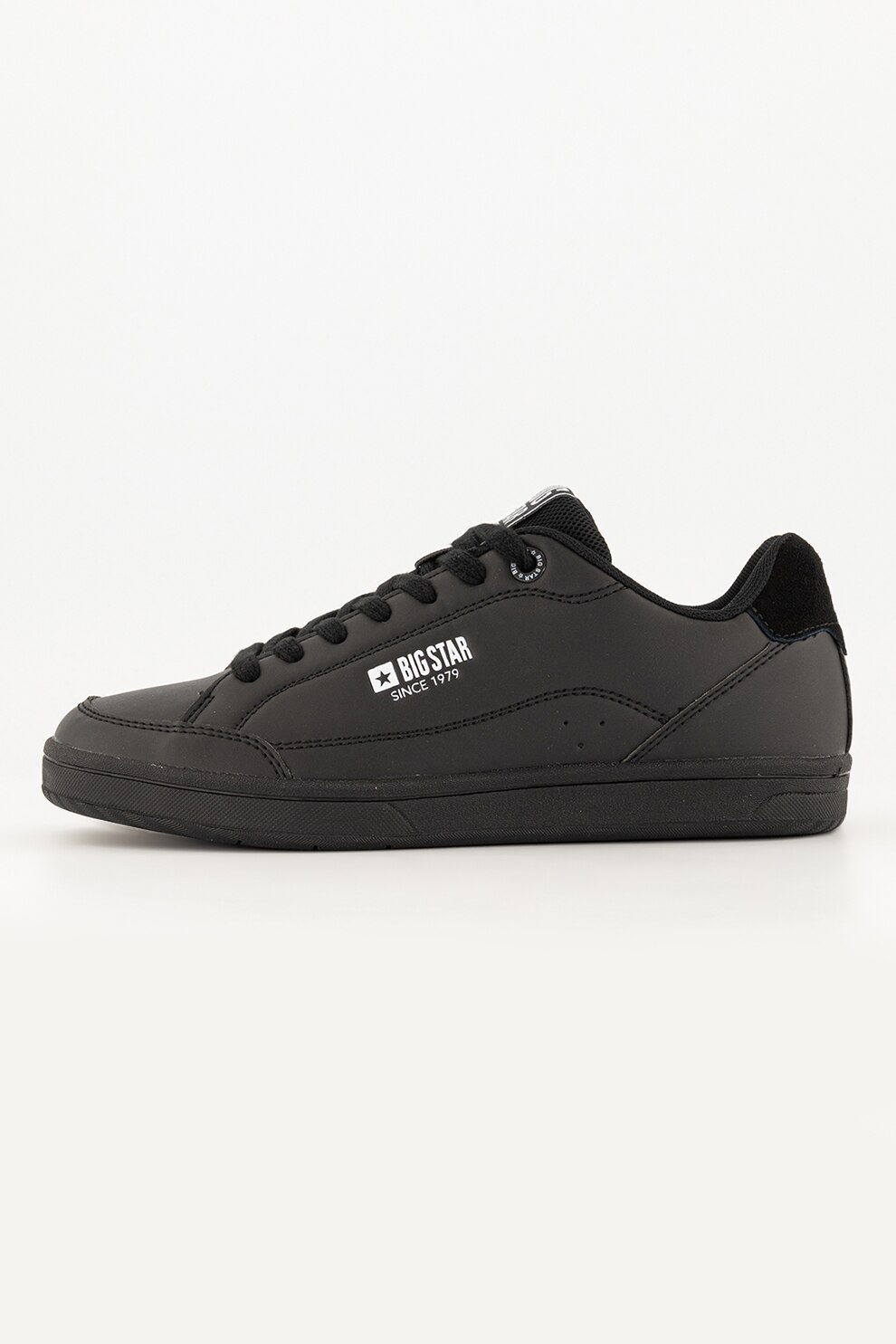 Big Star, Pantofi sport din piele ecologica, Negru