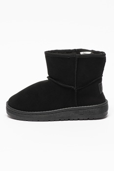 Big Star, Cizme de iarna de piele intoarsa, fara inchidere, Negru Big Star, Cizme de iarna de piele intoarsa, fara inchidere, Negru