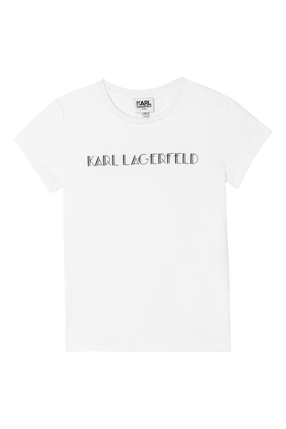 Karl Lagerfeld, Tricou cu imprimeu logo, Alb
