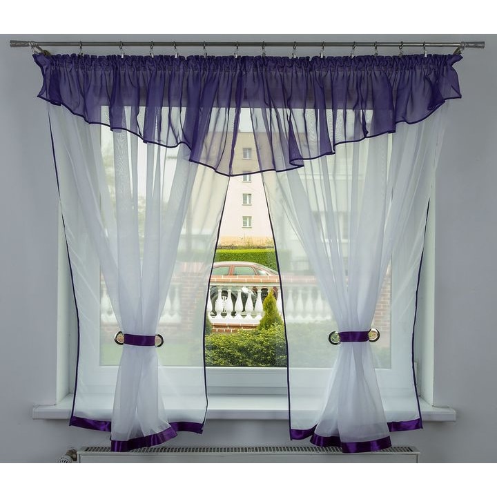 Perdea Adria, Violet, 400 x 155 cm, 19B