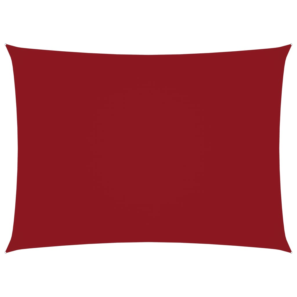 Copertina parasolar vidaXL, Tesatura oxford cu invelis din PU, 5 x 7 m, Rosu