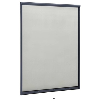 Plasa de insecte pentru fereastra, tip rulou, vidaXL, Fibra de sticla, 130 x 170 cm, Antracit Plasa de insecte pentru fereastra, tip rulou, vidaXL, Fibra de sticla, 130 x 170 cm, Antracit