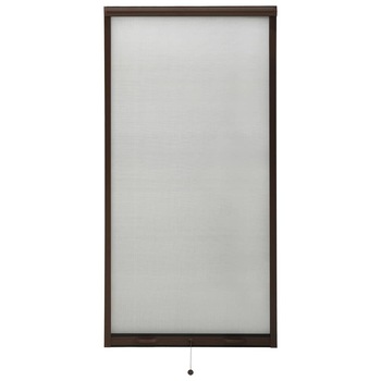 Plasa de insecte pentru fereastra, tip rulou, vidaXL, Fibra de sticla, 70 x 150 cm, Maro Plasa de insecte pentru fereastra, tip rulou, vidaXL, Fibra de sticla, 70 x 150 cm, Maro