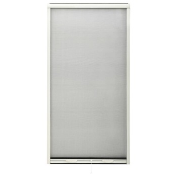 Plasa de insecte pentru fereastra, tip rulou, vidaXL, Fibra de sticla, 90 x 170 cm, Alb Plasa de insecte pentru fereastra, tip rulou, vidaXL, Fibra de sticla, 90 x 170 cm, Alb