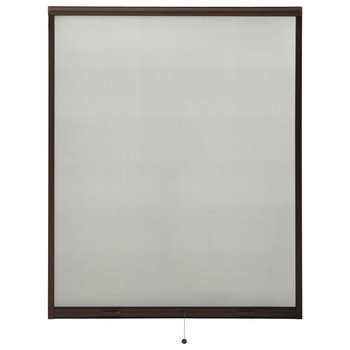 Plasa de insecte pentru fereastra, tip rulou, vidaXL, Fibra de sticla, 150 x 170 cm, Maro Plasa de insecte pentru fereastra, tip rulou, vidaXL, Fibra de sticla, 150 x 170 cm, Maro