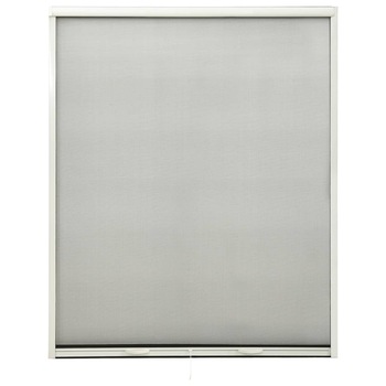 Plasa de insecte pentru fereastra, tip rulou, vidaXL, Fibra de sticla, 160 x 170 cm, Alb Plasa de insecte pentru fereastra, tip rulou, vidaXL, Fibra de sticla, 160 x 170 cm, Alb