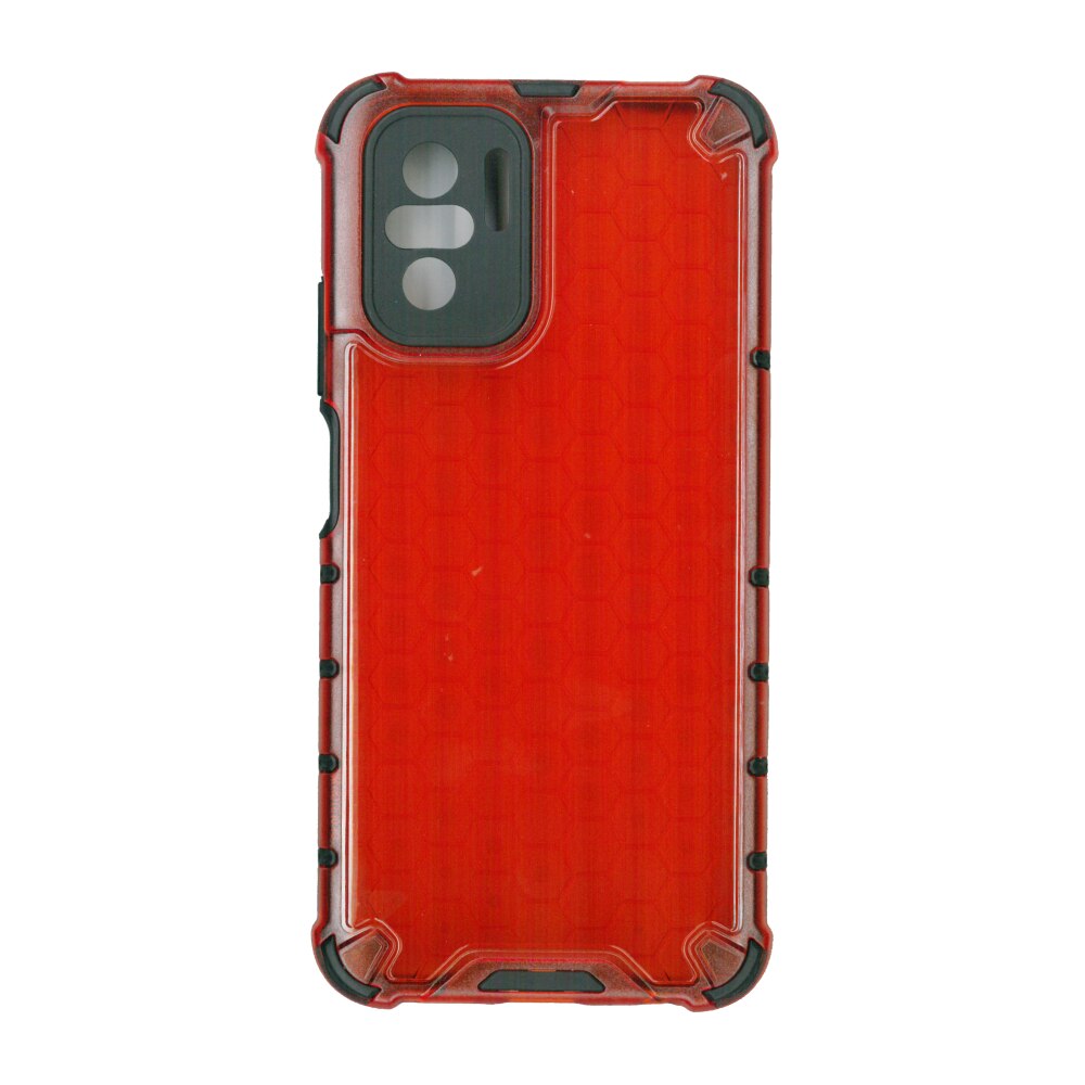 Husa protectie spate anti-shock Hexa, pentru Redmi Note 10s, rosu