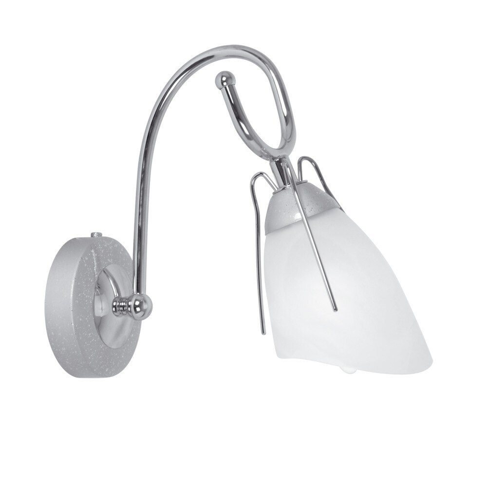 Aplica 1x40w RONDO argintiu perlat, Lis