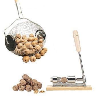 Kit pentru adunatul si spartul nucilor Kit pentru adunatul si spartul nucilor