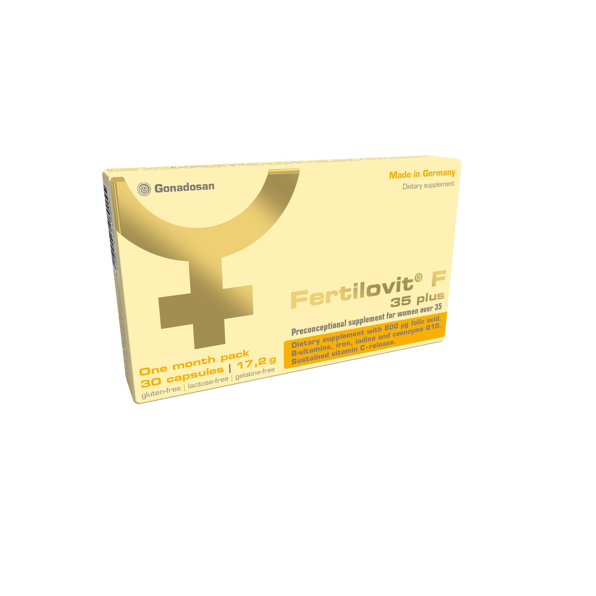 Fertilovit F 35plus, Gonadosan, Tratament infertilitate femei, 30 capsule