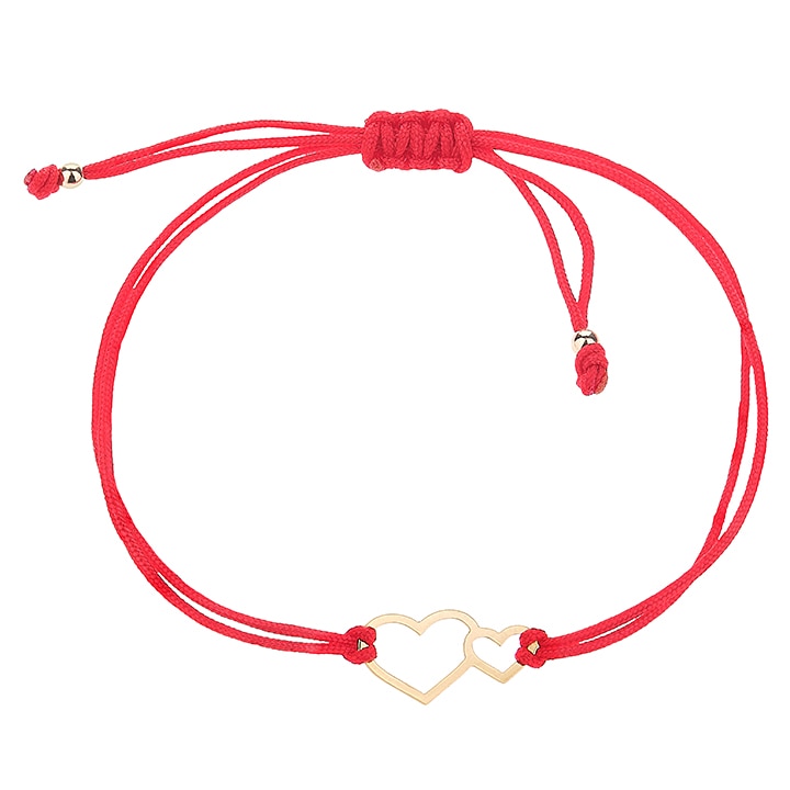 Bratara aur 14K Golden Hearts BijouxMania