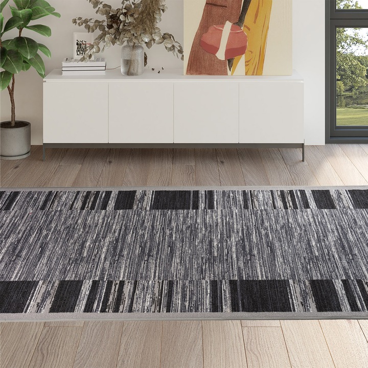 Traversa Phoenix, Gri, 80x300 cm