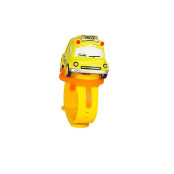 Jucarie pentru copii, Flippy, Masina-ceas, Galben Jucarie pentru copii, Flippy, Masina-ceas, Galben