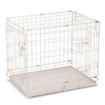 Cusca pentru animale de companie cu 2 usi Beeztees, Metal, 62 x 44 x 49 cm, Gri Cusca pentru animale de companie cu 2 usi Beeztees, Metal, 62 x 44 x 49 cm, Gri