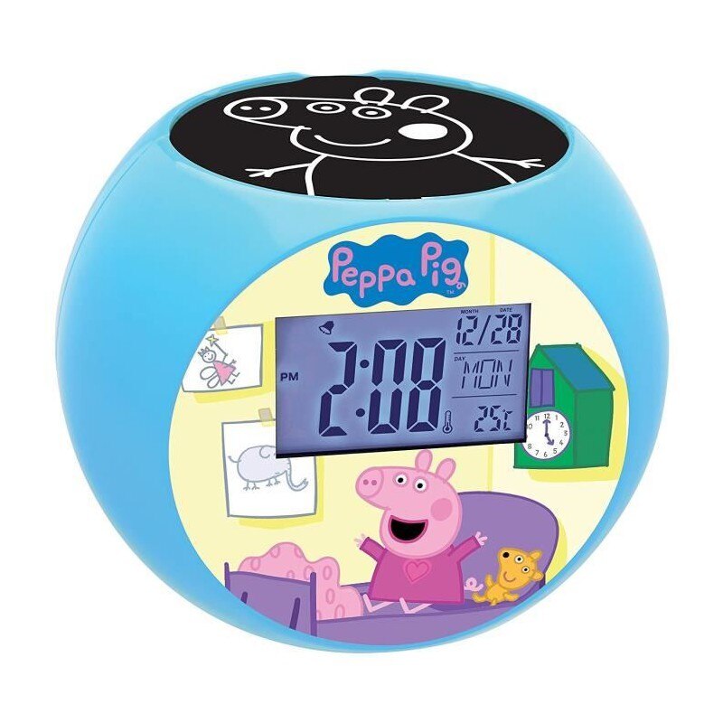 Ceas Proiector Copii Lexibook Peppa Pig 13cm x 10cm x 10.5 cm